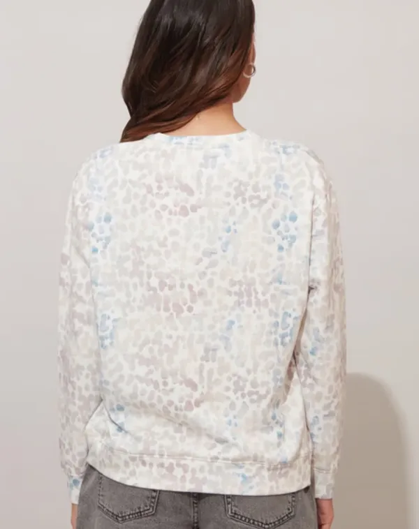 Stars Above Long Sleeve Splatter Leopard Top - Image 2