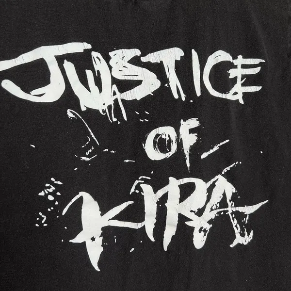 Death Note Justice of Kira Anime Black T Shirt Size Small Unisex - Image 2