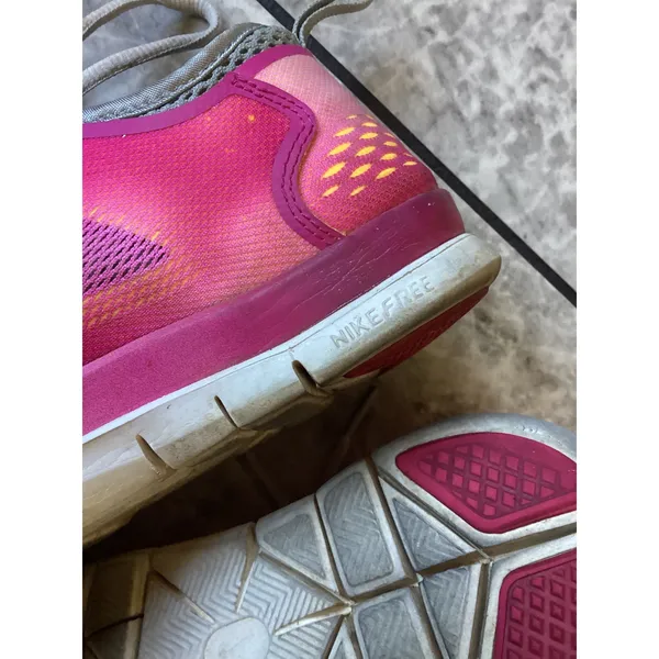 Nike Free TR Fit 4 Womens Training Shoes Pink Orange 629832-100 Size 8.5 - Image 4