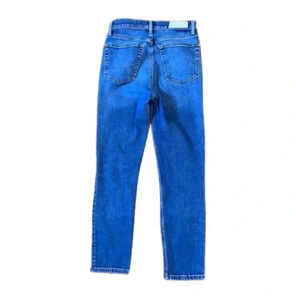 RE/DONE 90’s High Rise Ankle Crop Denim Jeans Button Fly size 28‎ - Image 3
