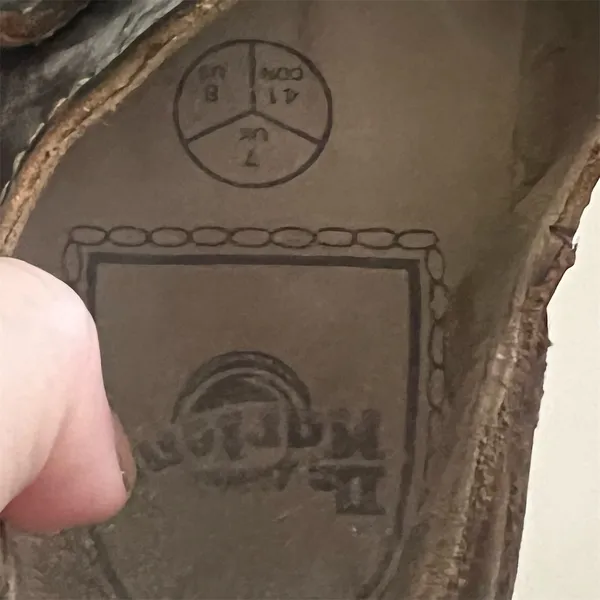 Vintage Dr. Martens Unisex Brown Leather Fisherman Sandals Size 8 - Image 7