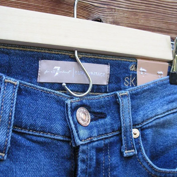 NWT 7 For All Mankind 7FAM Blue Ankle Skinny Jeans - Image 6
