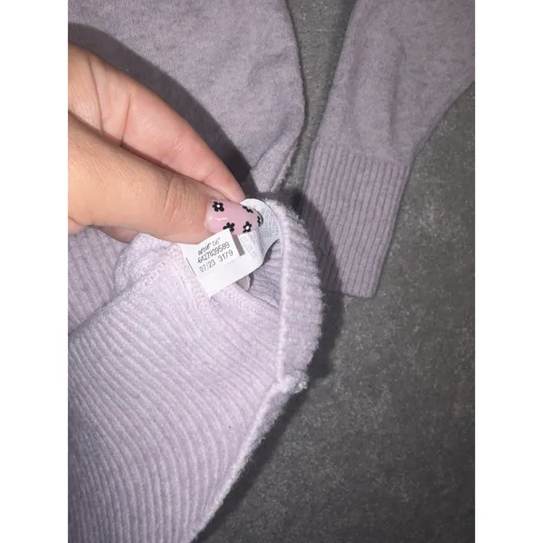 aerie purple knit sweater xxs - Image 5