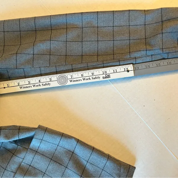 a new day Gray Plaid Blazer size Medium preppy - Image 9