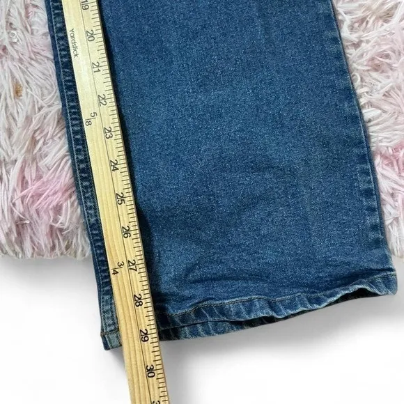 Carhartt Womens Bootcut Jeans Blue Denim Mid Rise BD8374-B Gorpcore‎ Size 16 - Image 3