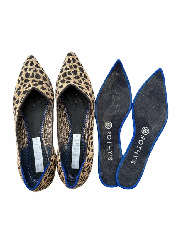 Rothy’s The Point Leopard Print Flats Size 8 - Image 2