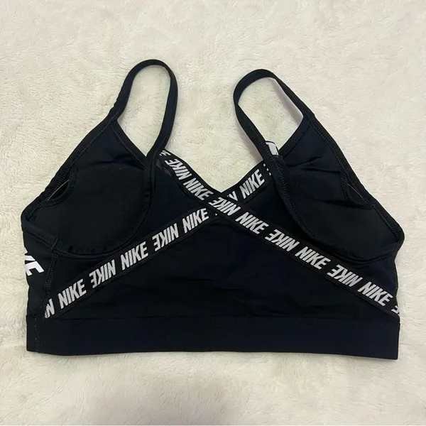 Nike Women's Black Sports Bra - Image 2
