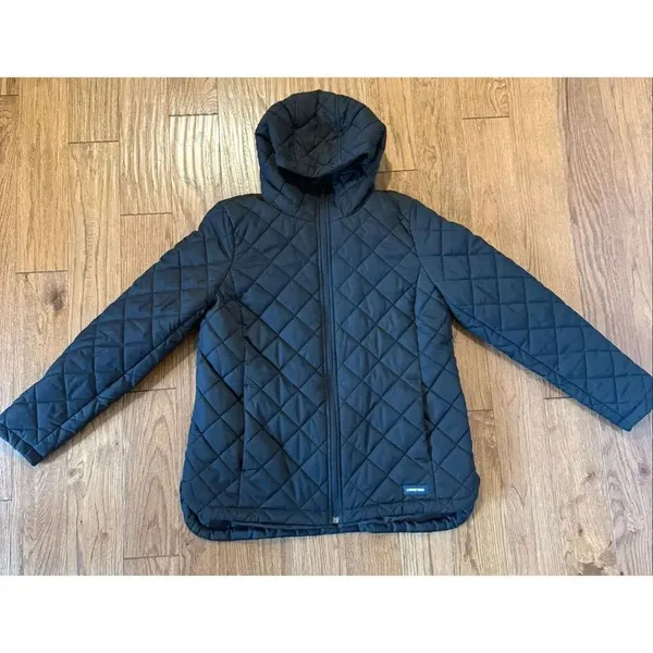Lands’ End feather free quilted jacket size small 6/8 - Image 2