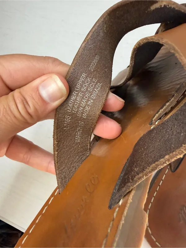 Madewell Boardwalk Woven Slide Sandal sz 8 - Image 9