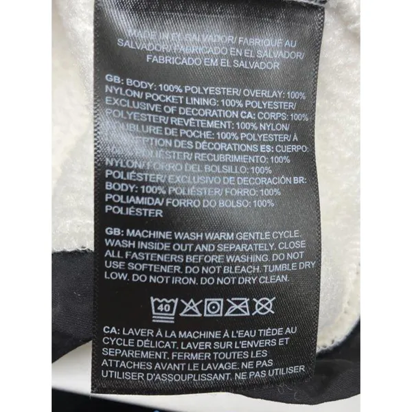 The North Face Womens M Denali 2 Polartec Fleece Jacket Gardenia White Black - Image 3