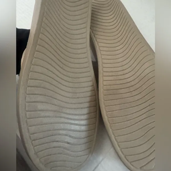 Cushionare Taupe beige Platform Comfort Slide Sandals‎ Shoes Stretch size 11 - Image 3