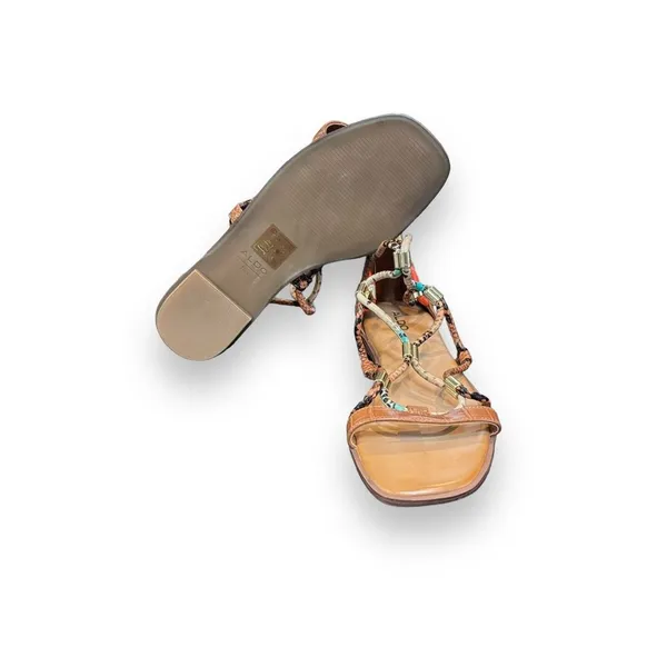 Aldo women Occeran Flat Caged‎ Sandals Sz 8 - Image 7