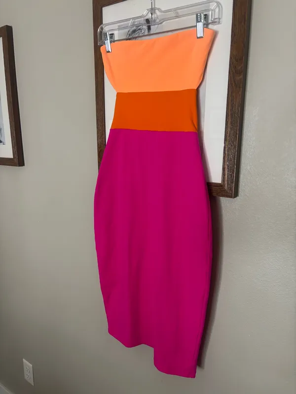 Susana Monaco color block cut out tube dress - Image 3