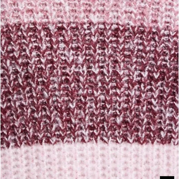 Torrid Pullover‎ Slouchy V-Neck Tunic Sweater Chunky pink ombre Stripe M/10/00 - Image 7