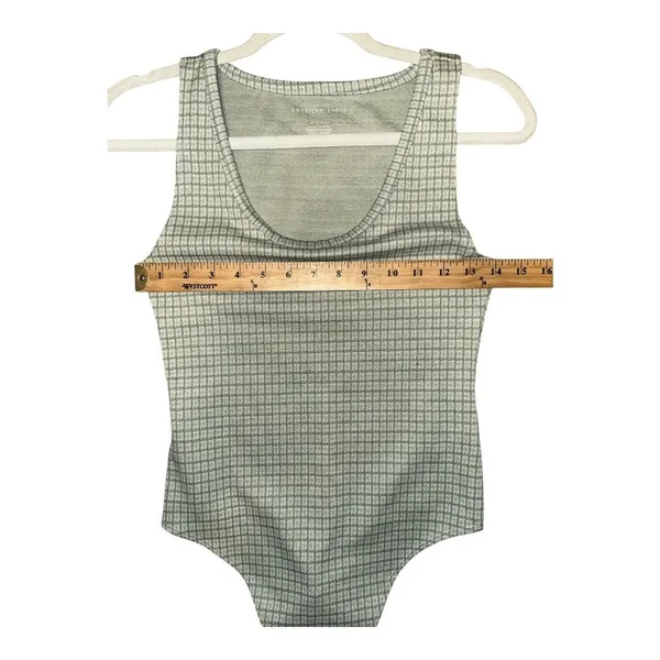 American Eagle Green Scoopneck Thong Bodysuit, XS‎ - Image 4