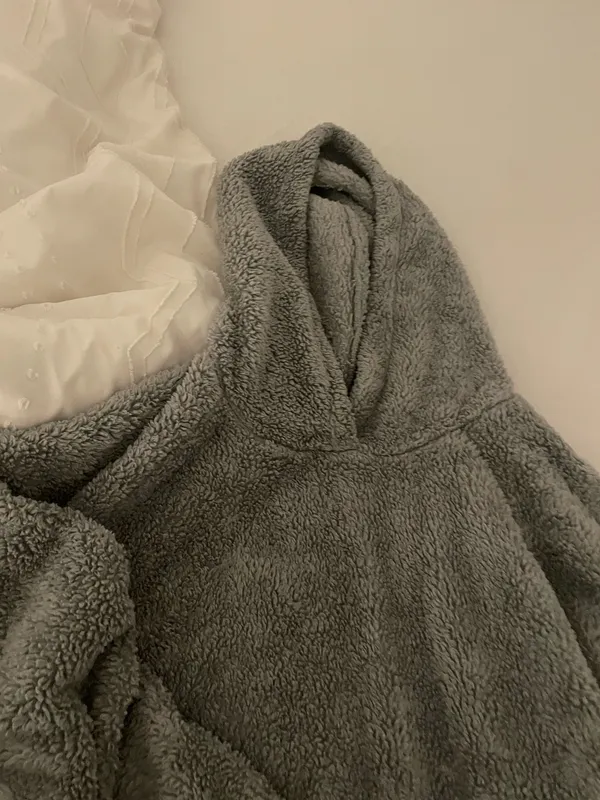 XxxL long comfy hoodie Gray Size XXL - Image 5