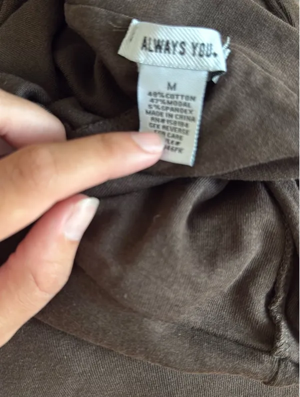 Leggings flared Brown Size M - Image 3