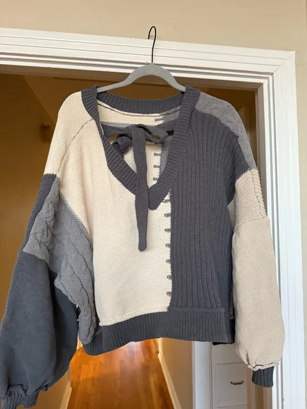 POL Patchwork Sweater - Image 3