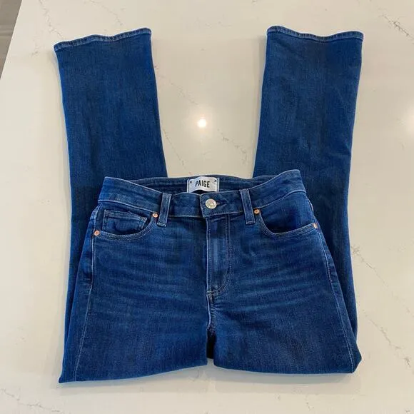 Paige Colette‎ Crop Flare Jeans in Mai Tai size 24 - Image 5
