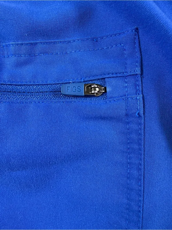 Figs Women's Technical Collection Royal Blue Joggers with Drawstring - Image 3