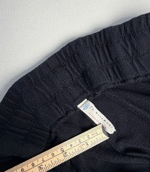 Free People Movement Black Jogger Sweatpants Women’s Medium Drawstring Lounge - Image 4