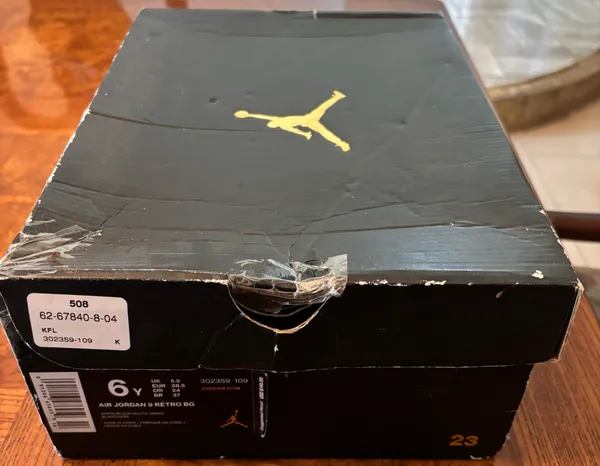 Air Jordan 9 Retro BG 'Statue' - Image 8