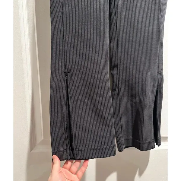 Lululemon Ribbed Softstream Zip-Leg High Rise Crop Pants - Image 6