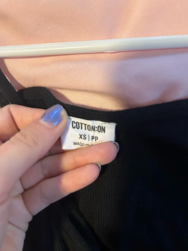 Cotton On Dress Black Cotton - Image 2