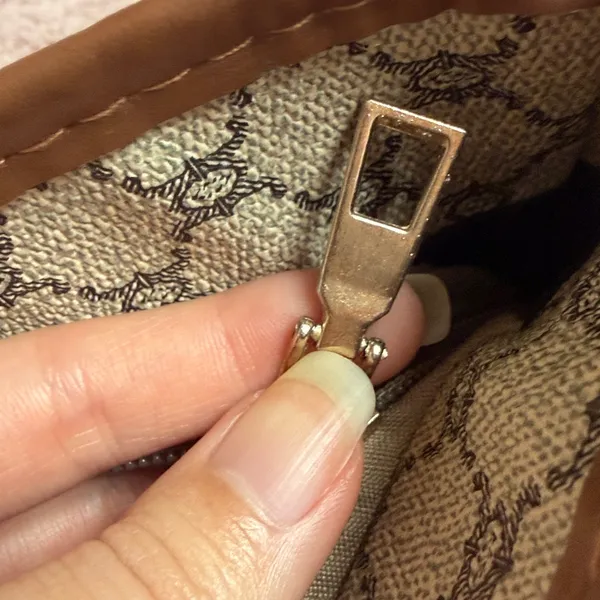 Brown Patterned Tote Bag - Image 10