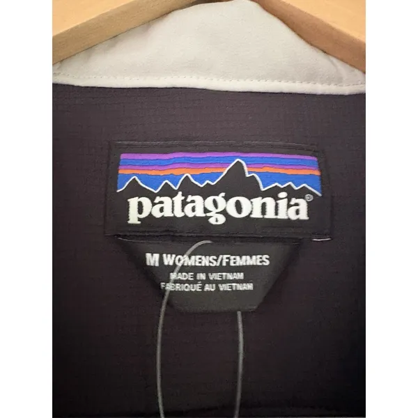 Patagonia Womens Medium Tough Puff Hoody Drifter Gray Jacket - Image 4
