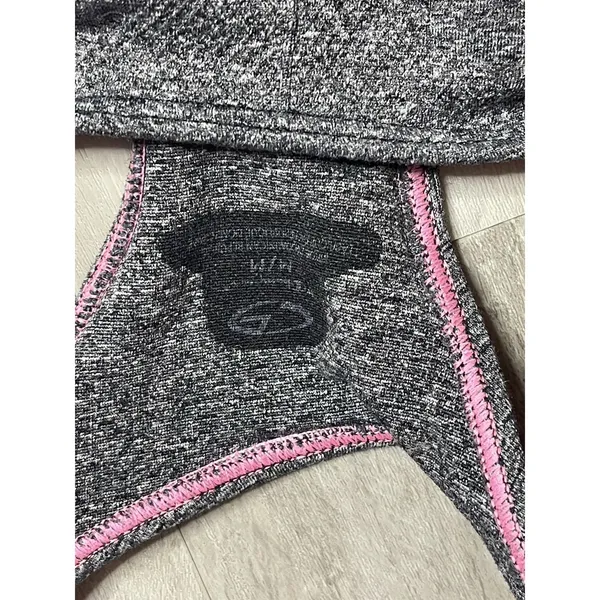 Champion Sports Bra Racer Back Women's Sz‎ M Athletic Gray Pink Pullover Stretch - Image 2