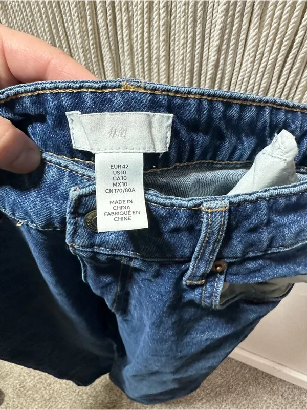 H&M Indigo High-Rise Women's Jeans - Image 3