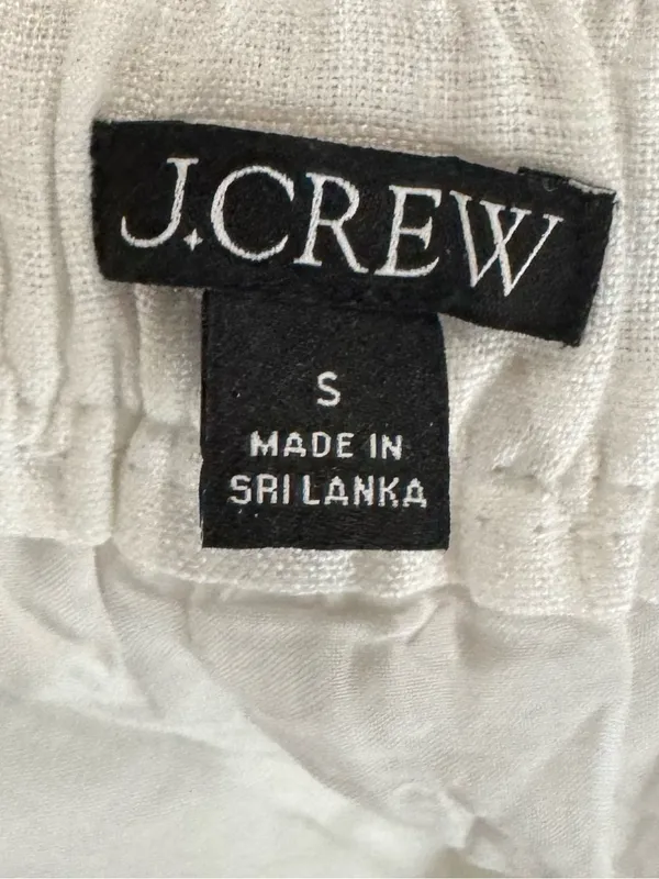 J. Crew White Harbor Linen Lightweight Shorts S - Image 6