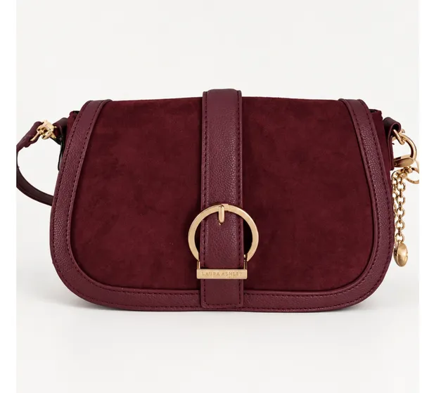 Laundry by Shelli Segal burgundy saddle bag - Image 2