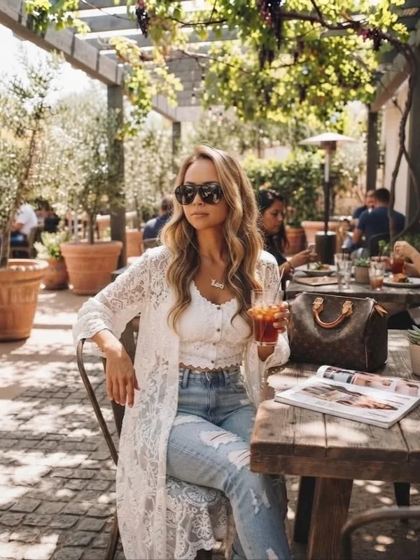 Boho Lace Kimono - Image 6