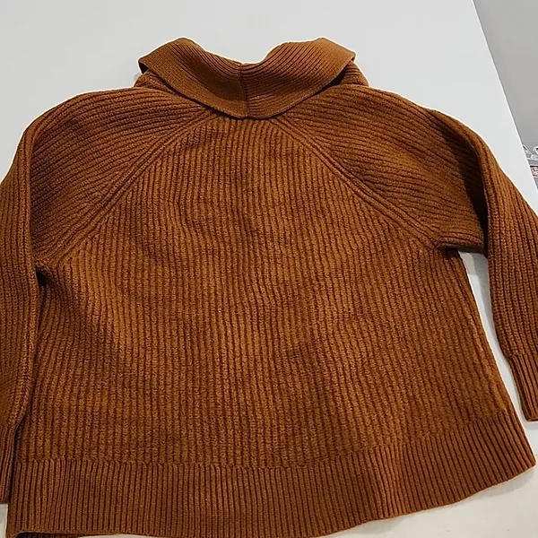 Aritzia Wilfred Chunky Shawl Collar Cardigan - Brown - Image 8