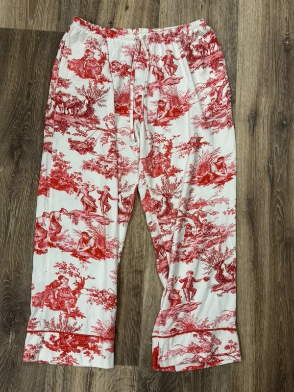 The Cats Pajamas Idle Hours Pima Knit Pajama Pants Women’s Medium - Image 2