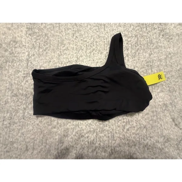All in Motion Black Asymmetrical One‎ Shoulder Workout Bra Size 4X NWT - Image 3