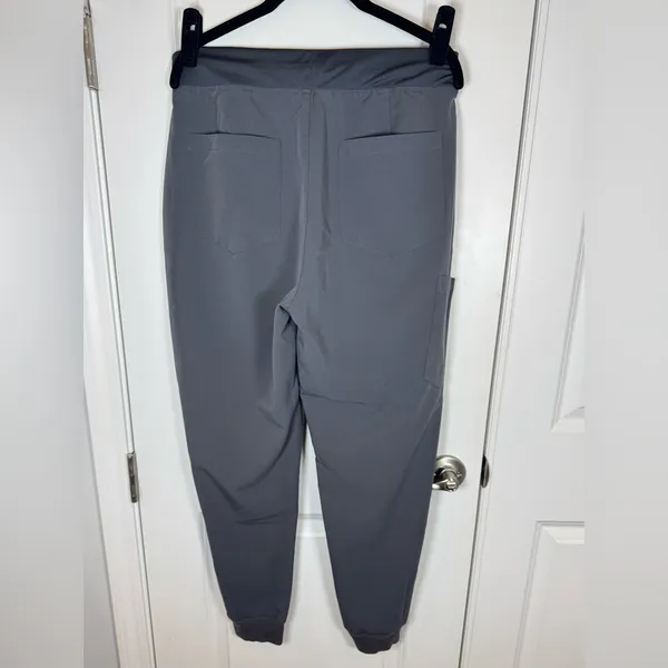 Mandala Scrubs Gray Scrub Jogger Pants M Stretch Medical Nurse Utility Dental Vet - Image 2