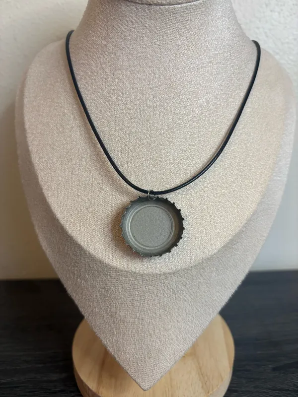 Handmade Mikes Hard Lemonade Bottle Cap Necklace - Image 5