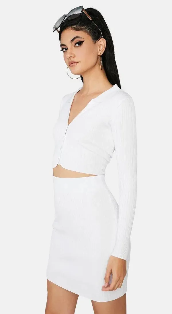 Dolls Kill White Two Piece Set - Image 5