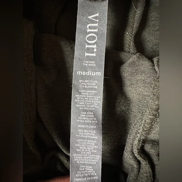 Vuori Ponto Performance Pants Men’s Gray Sz Medium Yoga Joggers Elastic‎ Waist - Image 5