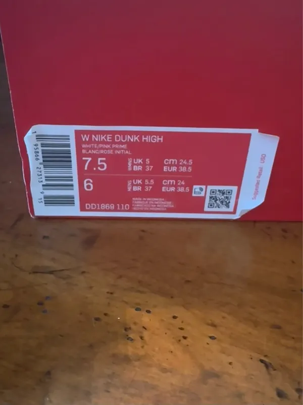 Woman’s Nike Dunk High - Image 3