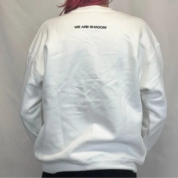 Unisex Oversized Graphic Sweatshirt “Give a F*CK & Go For It” Medium - Image 2