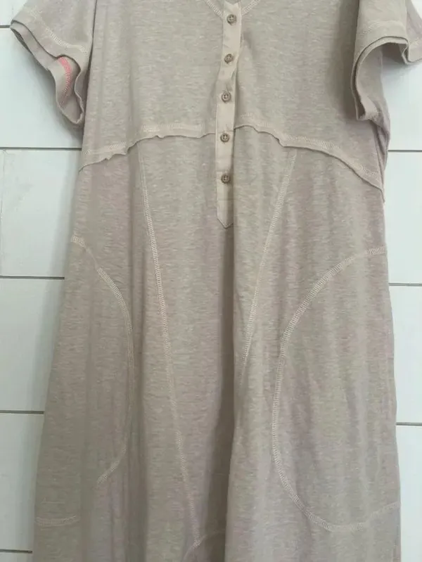 Nwot Free People Pillow Talk Henley Romper - Image 4