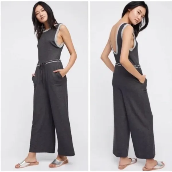Free People Cozy Nikki Romper Jumpsuit Small - Image 2