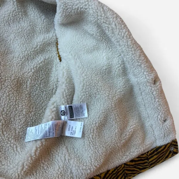 Levi Strauss & Co. Corduroy Sherpa Lined Tiger Stripe Trucker Jacket - Image 7