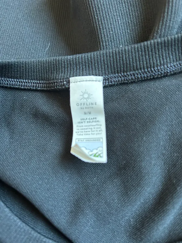Aerie Cropped Athletic Tee - Image 2