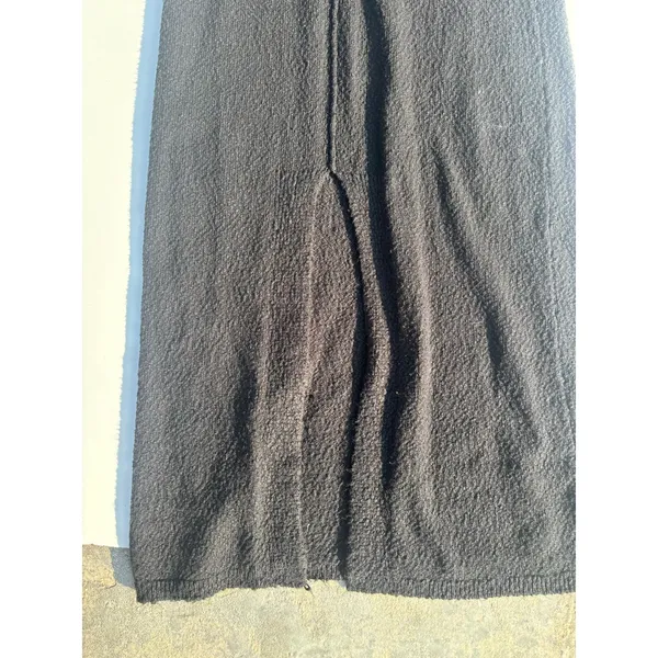 Free People Beach Rio Strapless Black Knit Sweater Maxi Dress M - Image 7