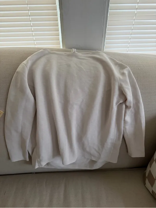 Lululemon Back in Action Long Sleeve Shirt Nulu In White Opal - Image 6
